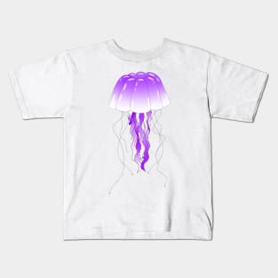 Purple Jellofish Kids T-Shirt